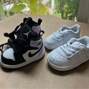 NWOT Baby Nikes and Jordans never worn